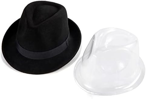 ליידיברו 20Pcs Trilby Fedora Hat Holder - Protect Hat Shape Form Keep Hat Safe for Storage and Travel Plastic Cap Mold Protectors